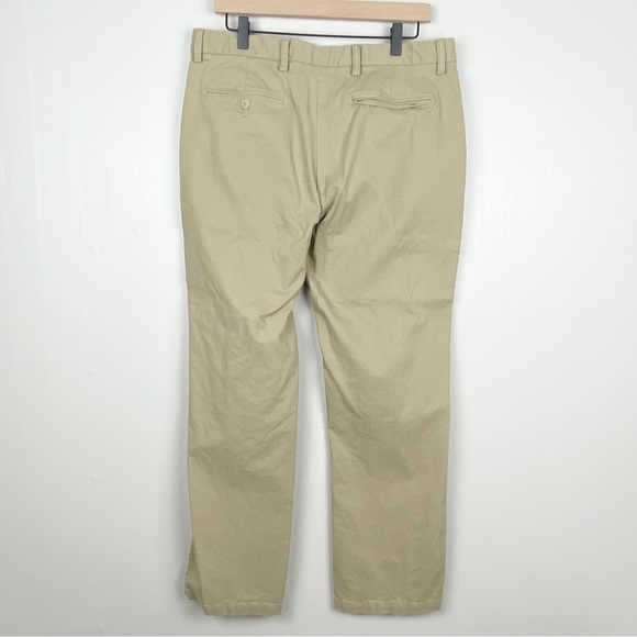 Old Navy Pants Mens 34x32 (34X31)‎ Tan Khaki Ultimate Straight Chino Stretch - Picture 7 of 14